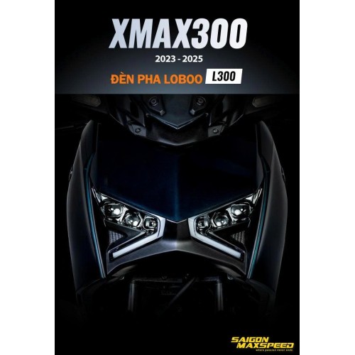 Đầu Đèn LED LOBOO L300 Yamaha Xmax 300 2023+ (chính hãng) Đầu Đèn LED LOBOO L300 Yamaha Xmax 300 2023+ (chính hãng)